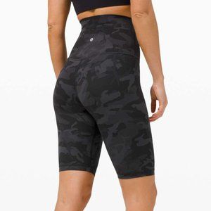 Lululemon Align Super High Rise Short 10" Camo Size 4